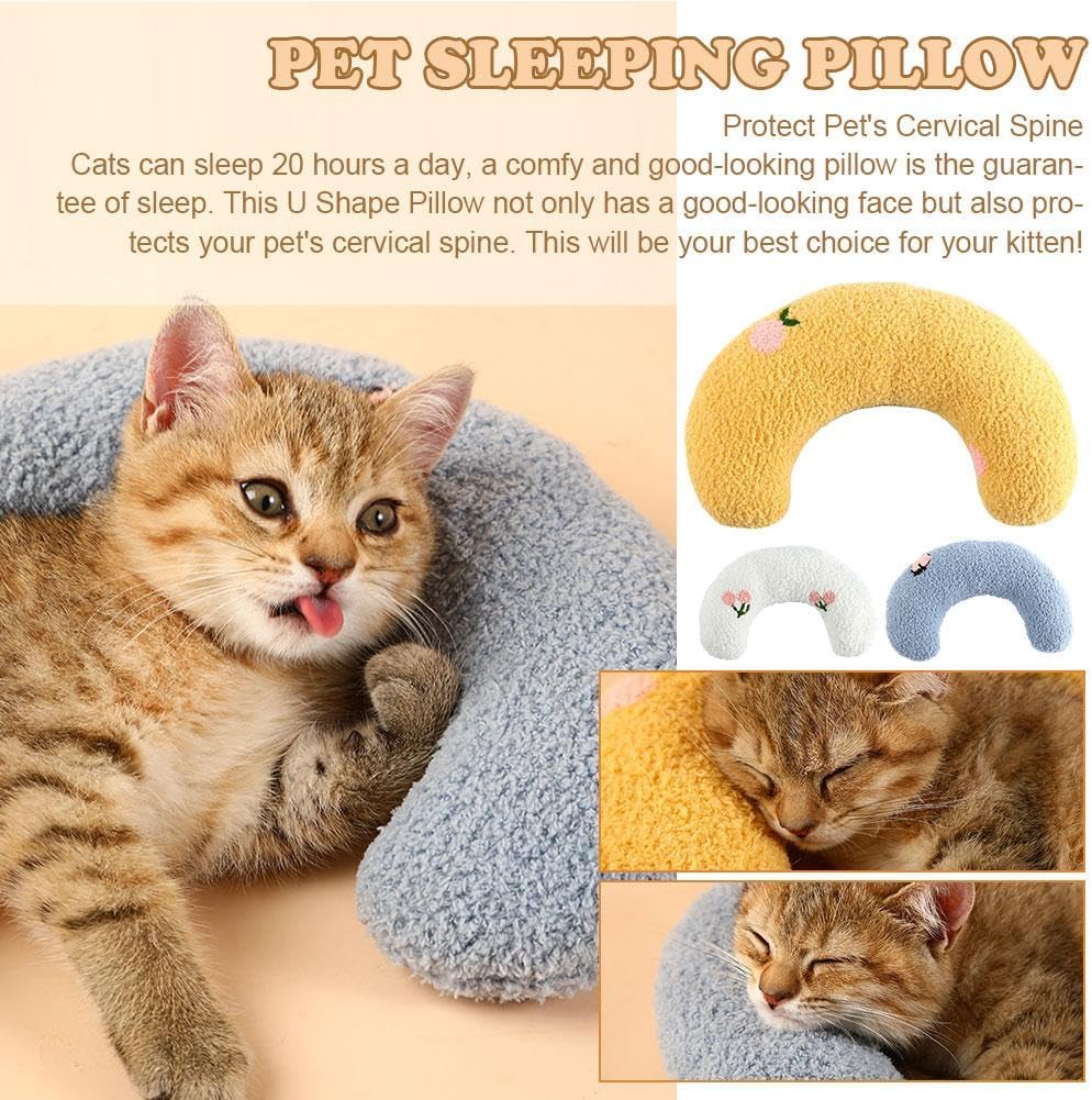Cat U-shaped Sleeping Pillow